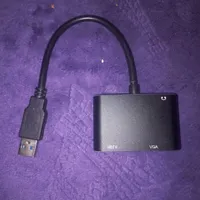 تبدیل و مبدل USB 3  به  HDMI و  VGA و خروجی AIX|قطعات و لوازم جانبی رایانه|تهران, جوادیه|دیوار