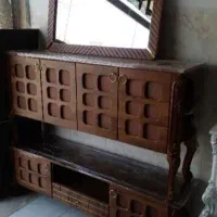 کنسول قاب آینه ست جاکفشی تخت شعبه ۲ گلبهار تشک