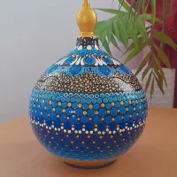 شکلات خوری فیروزه آبی