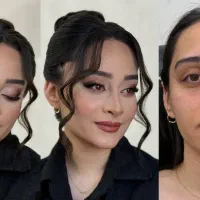 میکاپ و شینیون ۲۵۰۰با بهترین مواد درسالن سالاریه