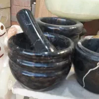 هاونگ سنگی مشکی بزرگ