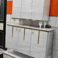 ست میز تلویزیون کنسول اینه و جاکفشی طرح پایین لوزی