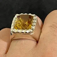 انگشتر نقره سیترین|جواهرات|تهران, پونک|دیوار