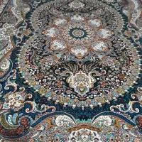 فرش چیچک سرمه ای|فرش|کوهدشت, |دیوار