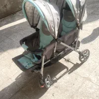 کالسکه دوقلوی خارجی فوق العاده در حد نو|کالسکه و لوازم جانبی|صومعهسرا, |دیوار