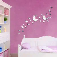 پروانه استیکر طرح آینه ای پک ۲۴ عددی|تابلو، نقاشی، عکس|تهران, خاوران|دیوار