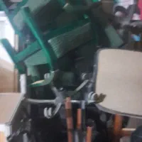 صندلی چوبی وگردون فایل فلزی وکمد چوبی