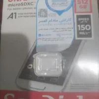 فروش کارت حافظه512گیگ رم مموری گارانتیدار درحد نو