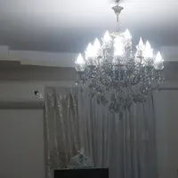 یک جفت لوستر برنجی ۱۹ شاخه با لامپ کم مصرف|لوستر و چراغ آویز|لاهیجان, کوی خزر|دیوار