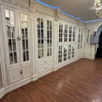 کمد لباس روکش چوب