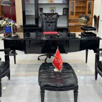 مبلمان اداری کلاسیک چوبی میز مدیریت صندلی مدیریت