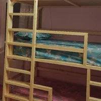 تخت خواب کودک نوجوان سه طبقه دو طبقه چوبی|تخت و صندلی بچه|مشهد, ده دی|دیوار