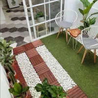 اجرای فضای سبز و روف گاردن با طراحی مهندسی|خدمات باغبانی و درختکاری|مشهد, شهرک صنعتی توس|دیوار