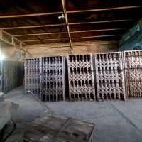 حفاظ اکاردیونی تمام گل طرح زندان با تسمه فولادی