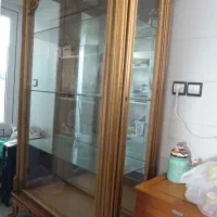 بوفه تمام چوب|بوفه، ویترین، کنسول|گنبد کاووس, |دیوار