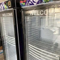 یخچال ایستاده ویترینی تک درب‌