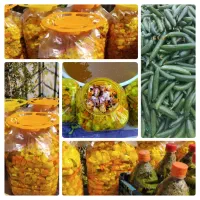 فروش ترشی مخلوط خیار شور وشیره خرما