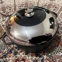 قابلمه چدن سایز۴۲ بشقاب ومیوه خوری قوری فنجان