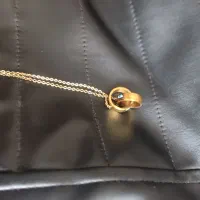 گردنبند با روکش 18عیار