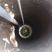 چاه کن مقنی کنید کای وصل اگو رد لوله‌ شناج