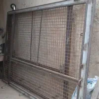 درب آهنی باغی|مصالح و تجهیزات ساختمان|سیاخ دارنگون, |دیوار