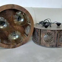 لوسترچوبی۳شاخه|لوستر و چراغ آویز|بندر انزلی, آذربایجان|دیوار