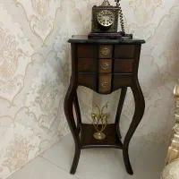 میزتلفن سالم تمام چوب