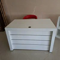 میز ‌ کامپیوتر و تحریر چوب رنگ سفید بادو تاکشو