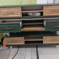 میز تلویزیون MDF وکیوم شیک 170 سانتی|میز تلویزیون|نقده, |دیوار