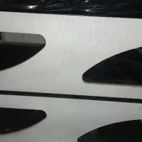 میز جلو مبلی چوبی با روکش شیشه