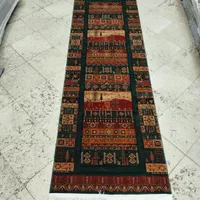 قالیچه سبز ۱ در ۲ و ۱ در ۳ و ۱ در ۴ طرح بختیاری|فرش|مشهد, امیر المومنین|دیوار