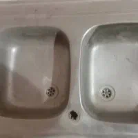 سینک دوقلو بدون ایراد و سالم