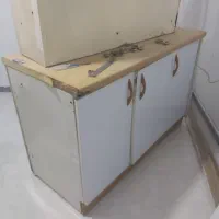 کابینت و آنچنان فلزی با درب mdf