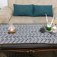 رانر قلاب بافی رافیا|پرده، رانر، رومیزی|تهران, دژکام|دیوار