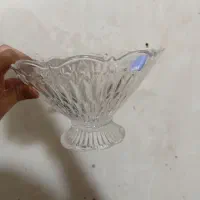 یک جفت ظرف کریستالی silica نو