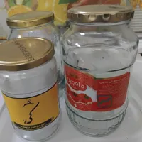 شیشه خالی یک کیلو و۲ کیلو