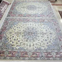 فرش دستبافت  جفت۹متری  کرک و ابریشم