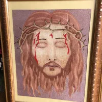 تابلو فرش نفیس دستباف طرح حضرت عیسی|تابلو فرش|سلمانشهر, |دیوار