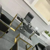 میزجلسه کنفرانس مدیریت فلزی صندلی گردان چرخدارمبل|دفتر کار|کرج, عظیمیه|دیوار