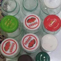 شیشه مربا در حد نو