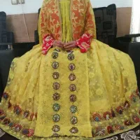 لباس محلی مهره دوزی شده