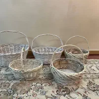 سبد تزئینی پنج عدد امسال خریدم|صنایع دستی و سایر لوازم تزئینی|اسلام‌شهر, شهرک مهدیه|دیوار