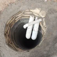 کندن چاه ساختمان جای آب برق فازلاب منزل