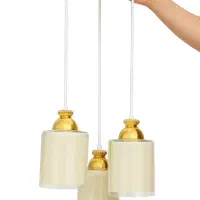 لوستر اشپزخانه سه شاخه نونو|لوستر و چراغ آویز|تهران, باغ خزانه|دیوار