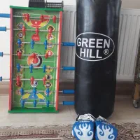کیسه بوکس و فوتبال دستی