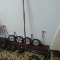 فروش40کیلو وزنه همراه با میله هالتر و دو دسته دمبل|تجهیزات ورزشی|آمل, |دیوار