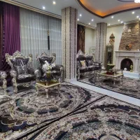 مبلمان سلطنتی 9 نفره تمام چوب راش کرم قهوه ای|مبلمان خانگی و میز عسلی|شهریار, شهریار|دیوار