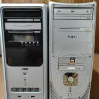 ۲ عدد کیس ۲هسته رم ۲ ddr2 هارد ۱۶۰ گرافیک ۲۵۶