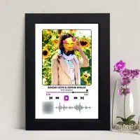 تابلو موزیک دار با عکس دلخواه و کیو آر کد اختصاصی