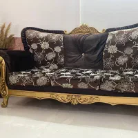 مبل نیمه سلطنتی هفت نفره|مبلمان خانگی و میز عسلی|شیروان (خراسان), |دیوار
